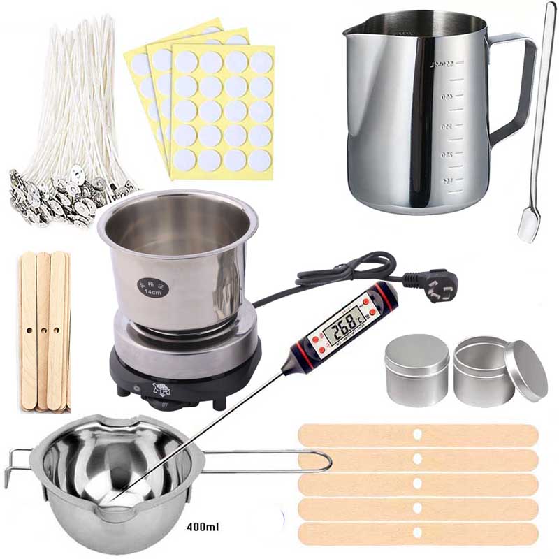 Candle Making Supplies Jars - Набор принадлежностей для изготовления свечей, инструменты