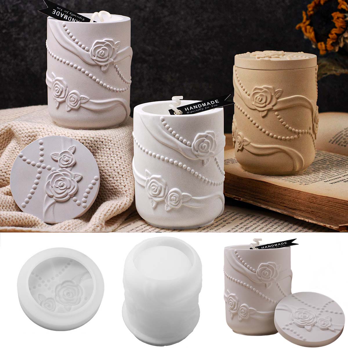 Бетонная банка для свечей в фо – обзор и цена Candle Making Supplies Jars