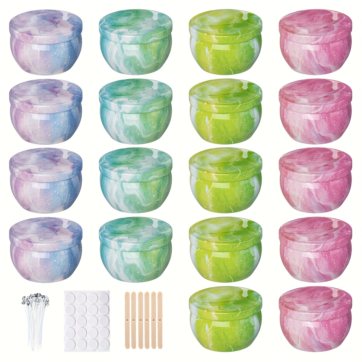 Металлические пустые баночки д – обзор и цена Candle Making Supplies Jars