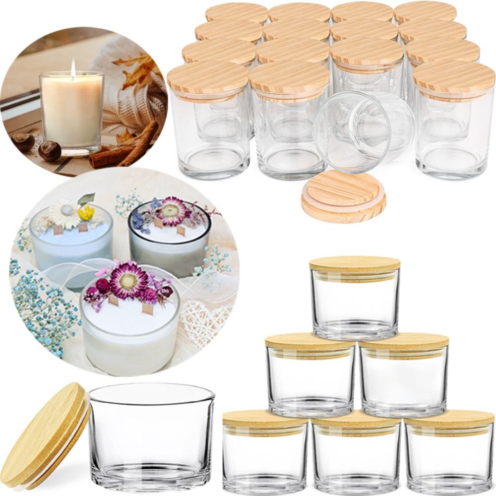 Прозрачные стеклянные банки дл – обзор и цена Candle Making Supplies Jars