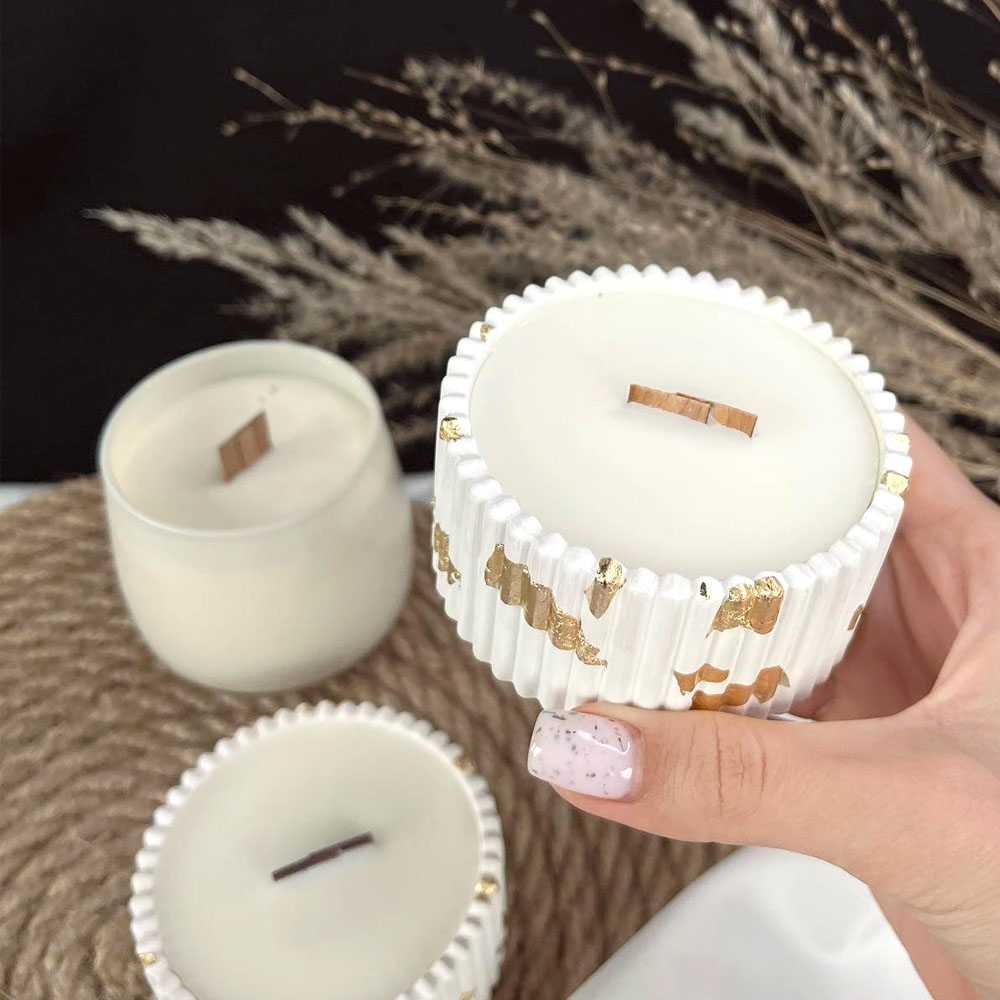 Бетонная банка для свечей, сил – обзор и цена Candle Making Supplies Jars