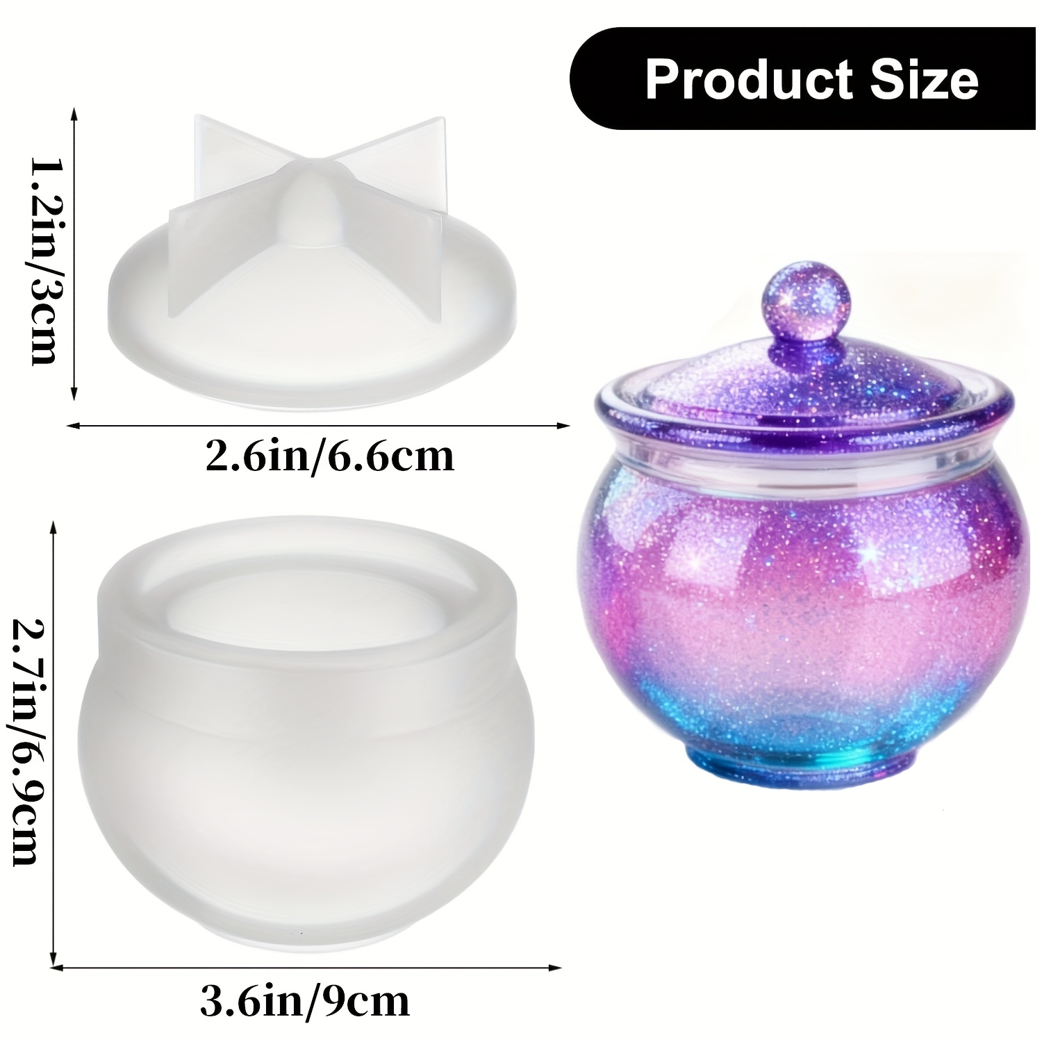 1 комплект круглых форм для ба – обзор и цена Candle Souvenir